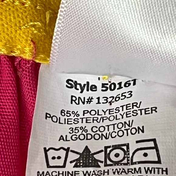 NWT Spread Good Cheer Wonderwink Scrub‎ Pants Hot Pink XST Drawstring 50161 - Picture 6 of 7